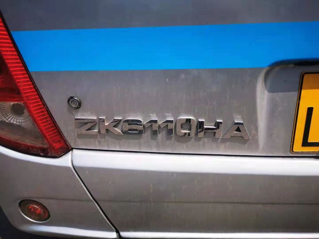 Employez le kilomètrage de l'autobus ZK6110 35000km de Yutong 51 sièges autobus diesel utilisé par manuel de 2012 ans pour le passager