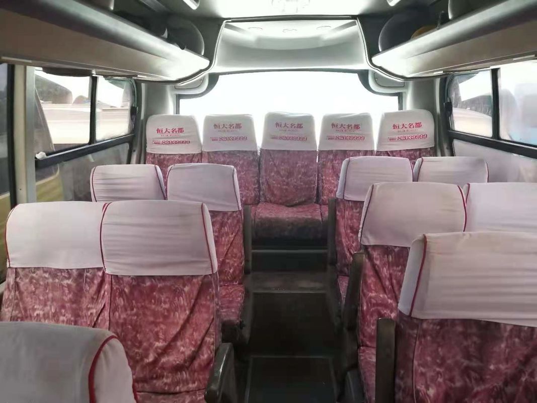 Kilomètre utilisé des portes à deux battants 39seats de l'autobus XMQ6900 de Kinglong bas laissé le châssis en acier de direction