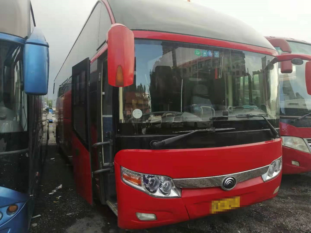 Les sièges utilisés du car ZK6127 55 de Yutong ont laissé à châssis d'airbag de Seerting le bus touristique utilisé par III arrière d'euro de moteur pour l'Afrique