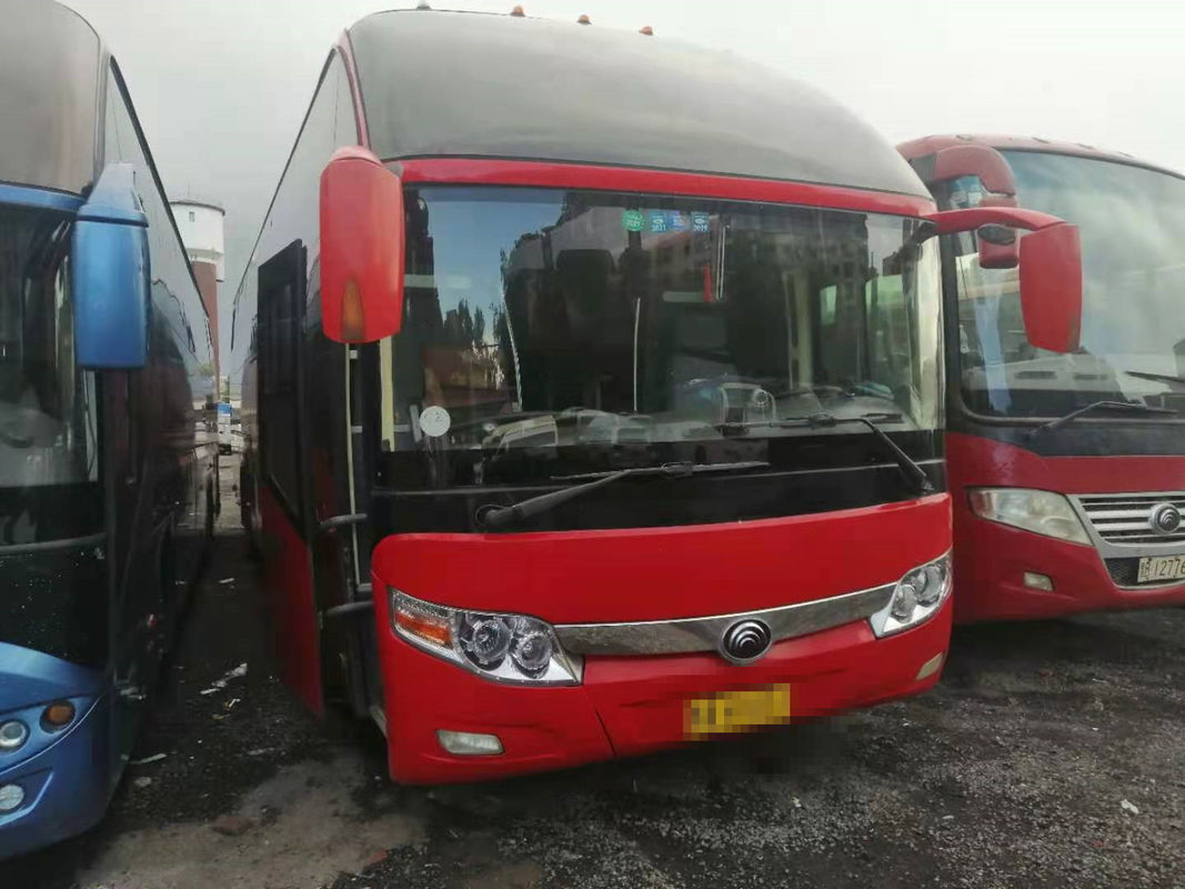 Les sièges utilisés du car ZK6127 55 de Yutong ont laissé à châssis d'airbag de Seerting le bus touristique utilisé par III arrière d'euro de moteur pour l'Afrique