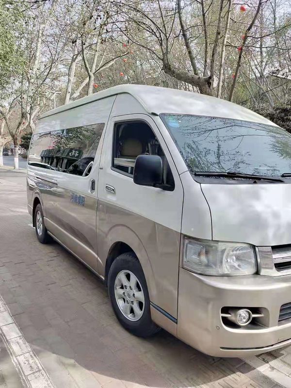 L'essence Toyota Hiace de 2007 sièges de l'an 13 a utilisé toit de transmission automatique de Mini Bus With Luxury Seat le haut