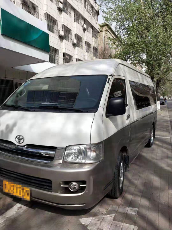 L'essence Toyota Hiace de 2007 sièges de l'an 13 a utilisé toit de transmission automatique de Mini Bus With Luxury Seat le haut