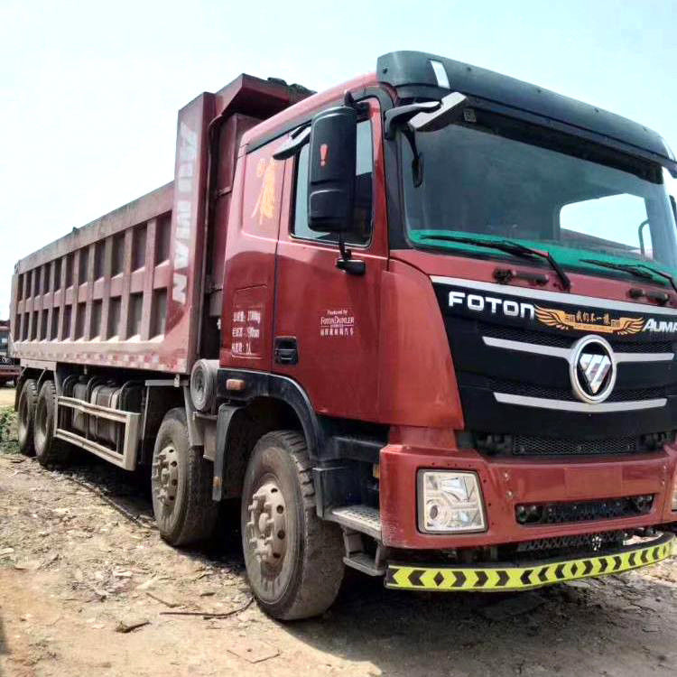 Le camion à benne basculante de 375HP Chine 6X4 8X4 FOTON AUMAN a employé 50 le prix de la tonne LHD RHD