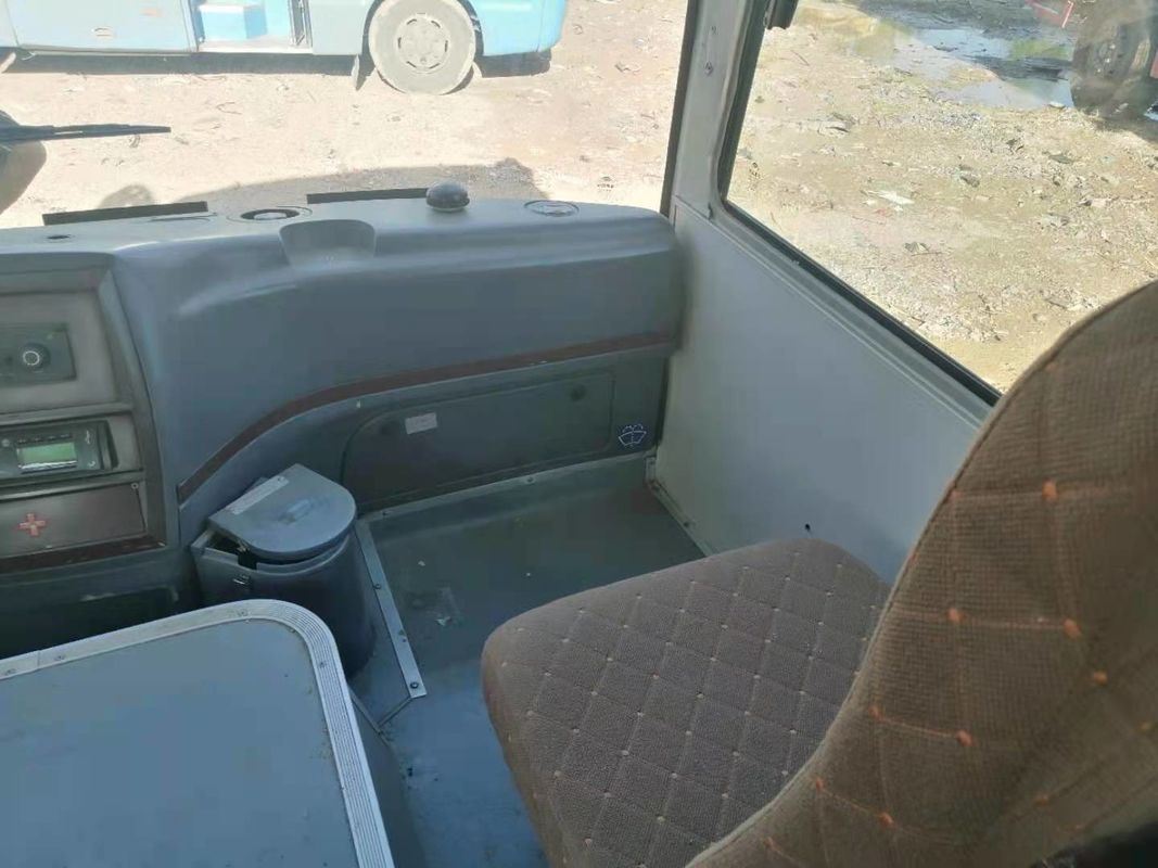 Mini Bus Yutong utilisé ZK6608 19 pose kilomètre de Bus Left Steering d'entraîneur de Front Engine Steel Chassis Used le bas