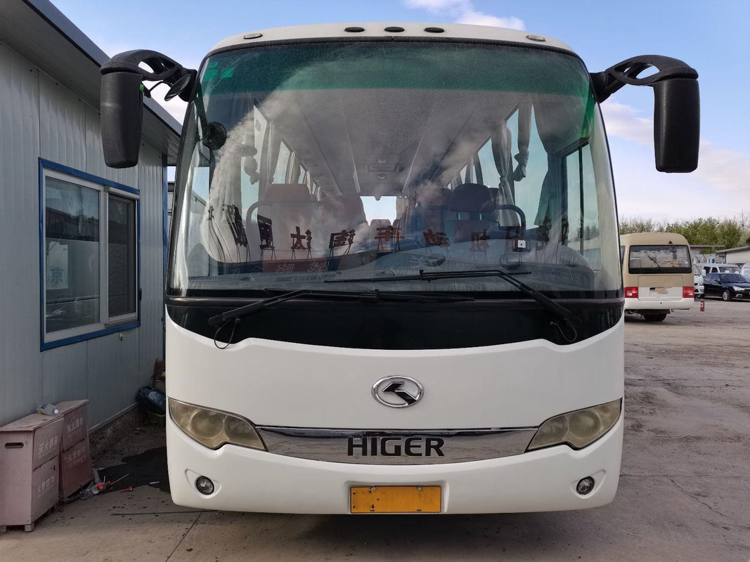Le plus haut autobus utilisé KLQ6856 37 pose la bonne condition arrière d'entraînement de main gauche de moteur de Yuchai de châssis en acier avec le C.A.