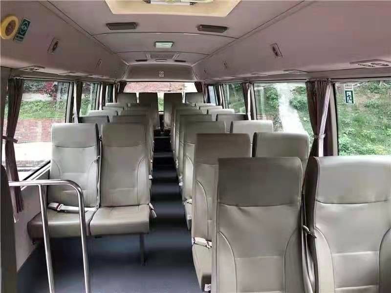 31 sièges autobus de caboteur de Feiyan utilisé 2016 par ans ont employé la direction électrique de main gauche de moteur de Mini Bus Coaster Bus With