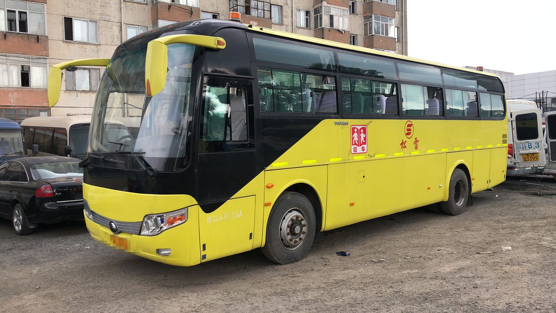 51 entraîneur utilisé par autobus Bus de Yutong utilisé par sièges ZK6107 2012 direction LHD de l'an 100km/H AUCUN accident
