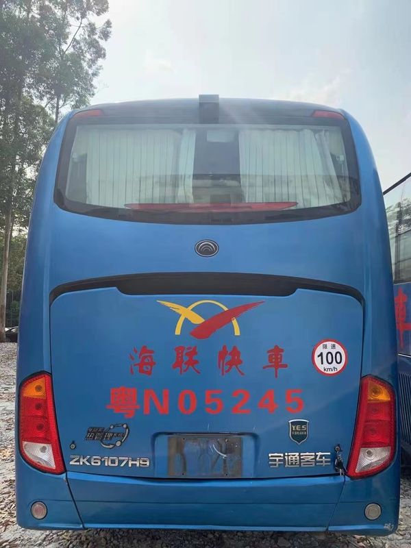 41 entraîneur utilisé par autobus Bus de Yutong utilisé par sièges ZK6107 2013 direction LHD de l'an 100km/H AUCUN accident