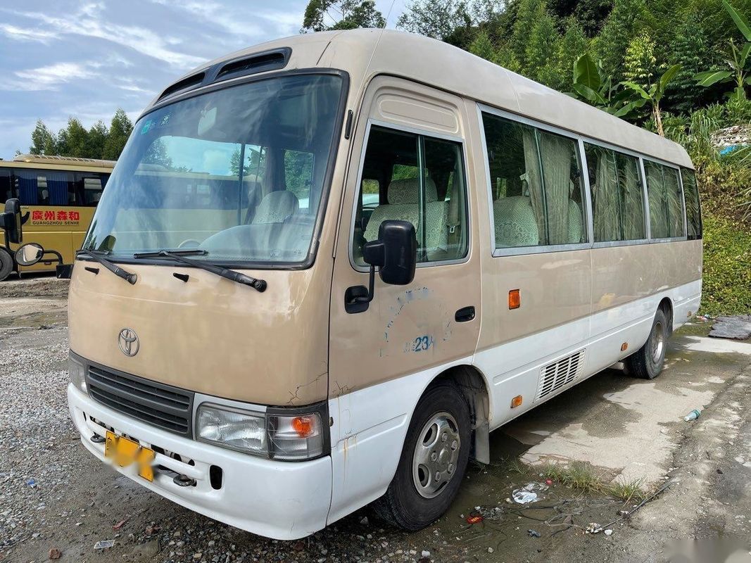 Direction gauche de mini autobus utilisée par essence de moteur de l'autobus 23-30seats 3RZ Toyota de caboteur utilisée par marque de Toyota