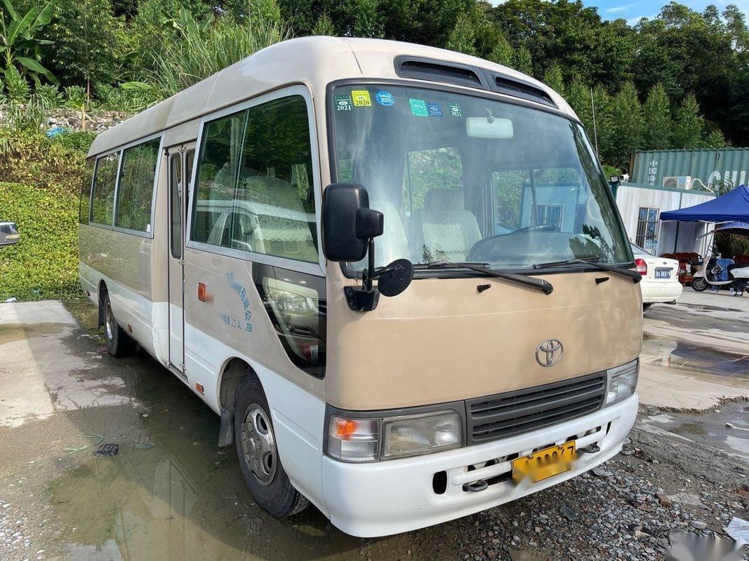 Direction gauche de mini autobus utilisée par essence de moteur de l'autobus 23-30seats 3RZ Toyota de caboteur utilisée par marque de Toyota