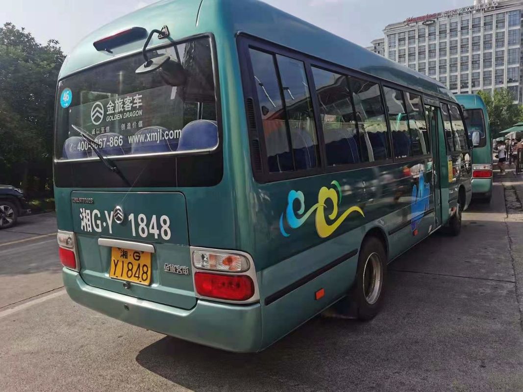 2015 ans 26 Dragon Coaster Bus d'or utilisé par sièges, moteur utilisé de Mini Bus Coaster Bus With Hino
