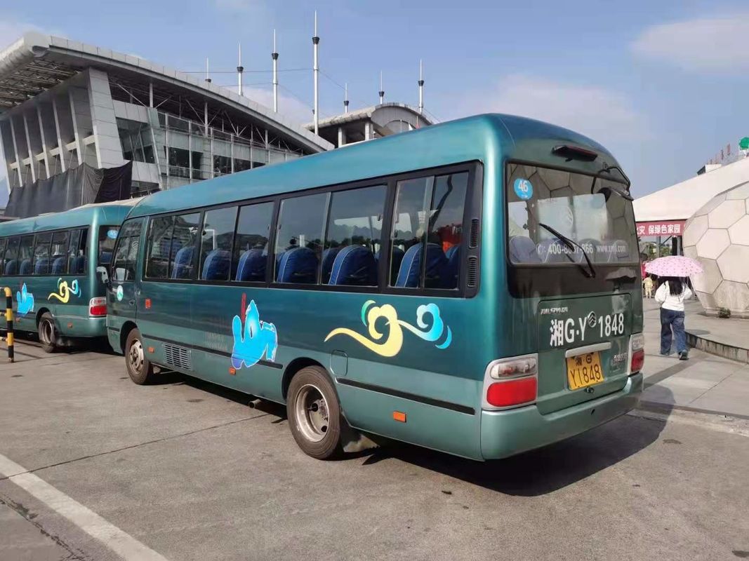 2015 ans 26 Dragon Coaster Bus d'or utilisé par sièges, moteur utilisé de Mini Bus Coaster Bus With Hino