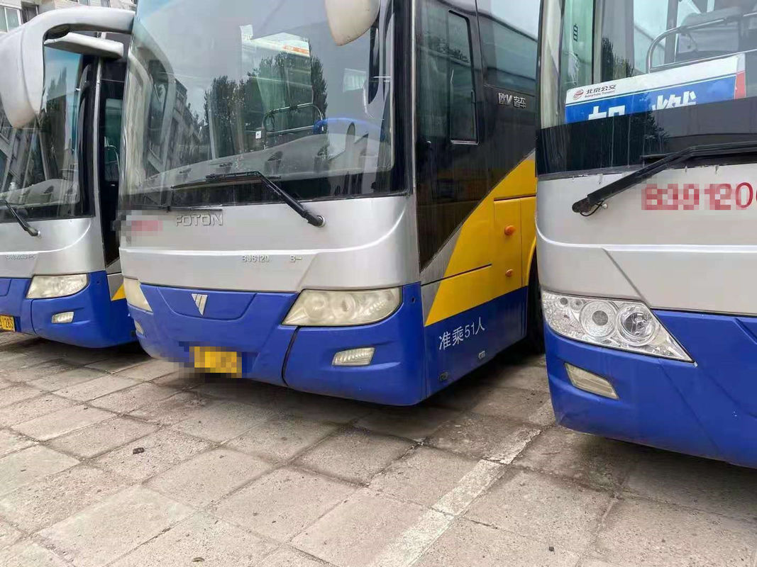 2011 l'autobus BJ6120 de Foton utilisé de l'an 51 par sièges a employé le gazole LHD de Bus New Seats d'entraîneur en bon état