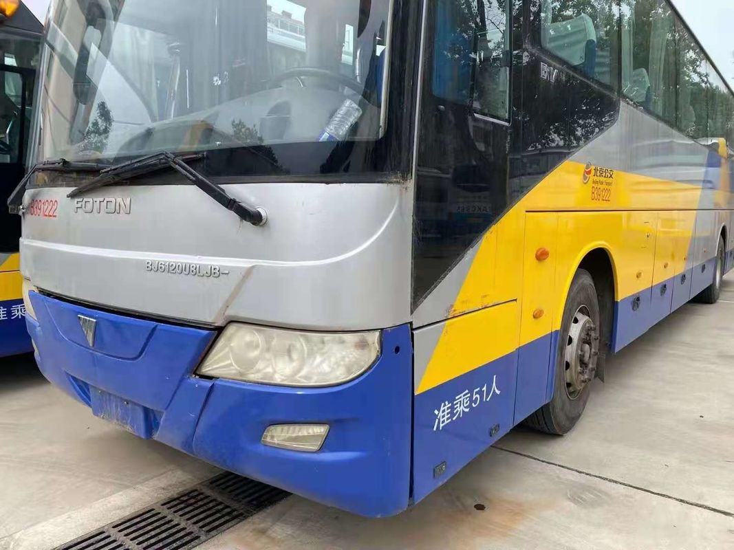 La marque utilisée de bus touristique a utilisé l'autobus de haute qualité 243kw de moteur d'arrière de l'autobus 51seats Yuchai de Foton