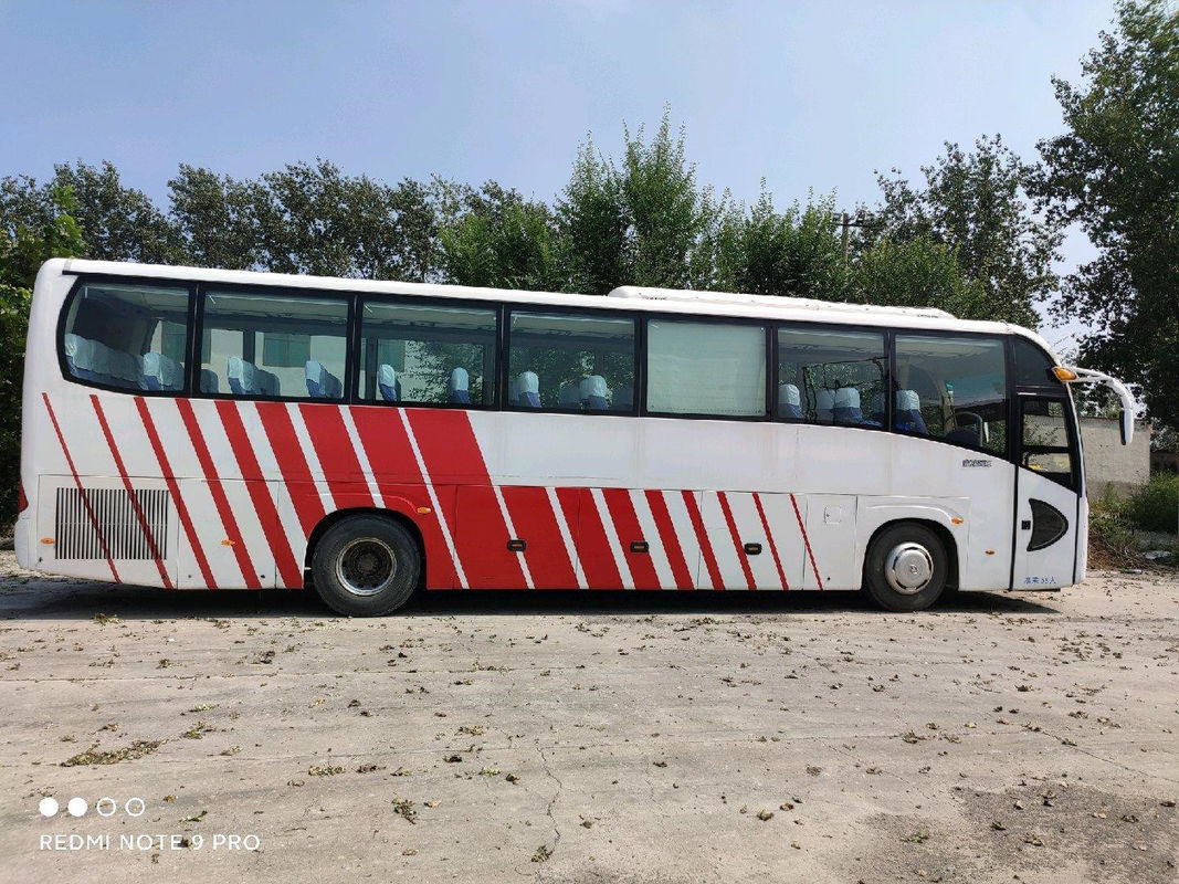 La suspension XMQ6126 de ressort lame de sièges de Kinglong 55 a utilisé l'entraîneur Bus For Sale de Passager de ville de navette