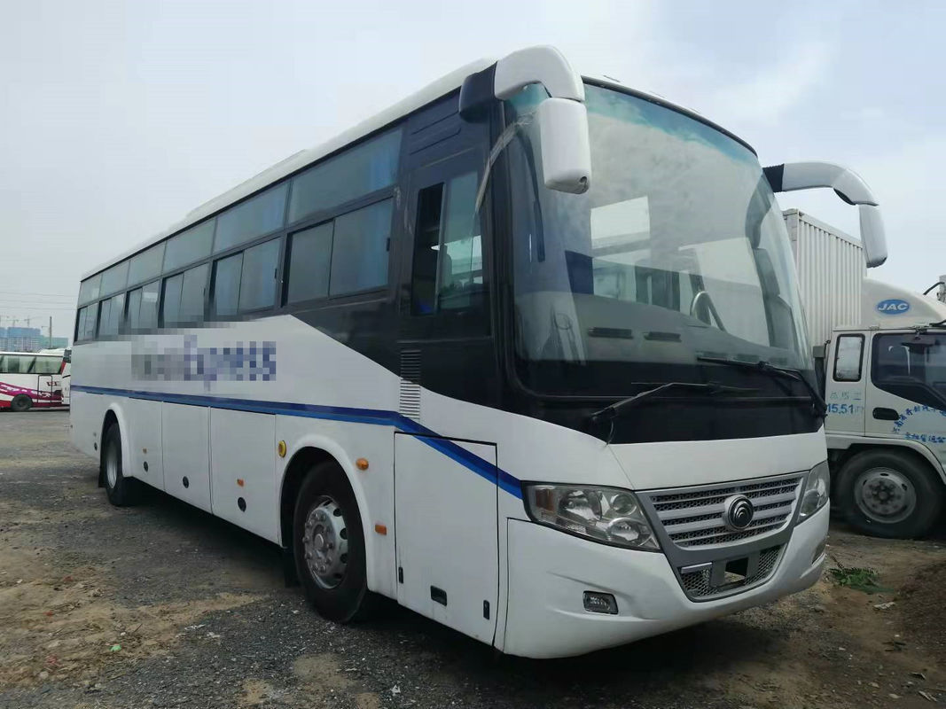 54 sièges 2014 autobus avant ZK6112D de Steering Used Yutong de conducteur du moteur RHD d'autobus utilisé par an aucun accident