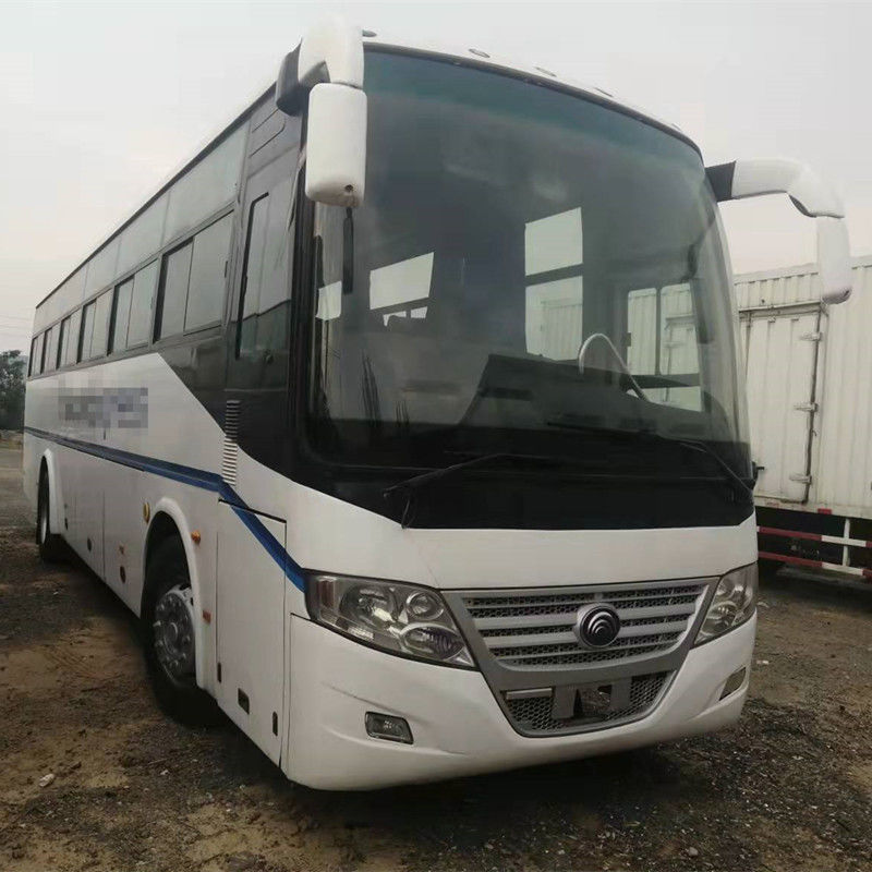 54 sièges 2014 autobus avant ZK6112D de Steering Used Yutong de conducteur du moteur RHD d'autobus utilisé par an aucun accident