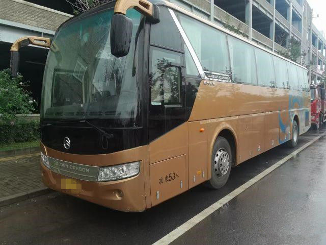 2014 direction d'or de main gauche de l'autobus XML6127 de Dragon Bus Used Passenger Coach utilisée par sièges de l'an 53