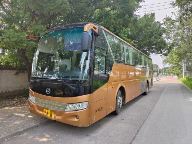 2014 direction d'or de main gauche de l'autobus XML6127 de Dragon Bus Used Passenger Coach utilisée par sièges de l'an 53