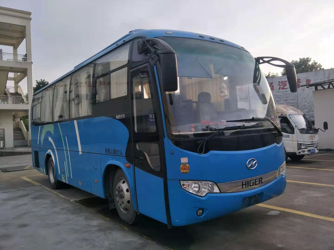 37 sièges 2014 ans ont utilisé le car KLQ6896 par autobus Bus LHD utilisé un plus haut orientant le moteur diesel aucun accident