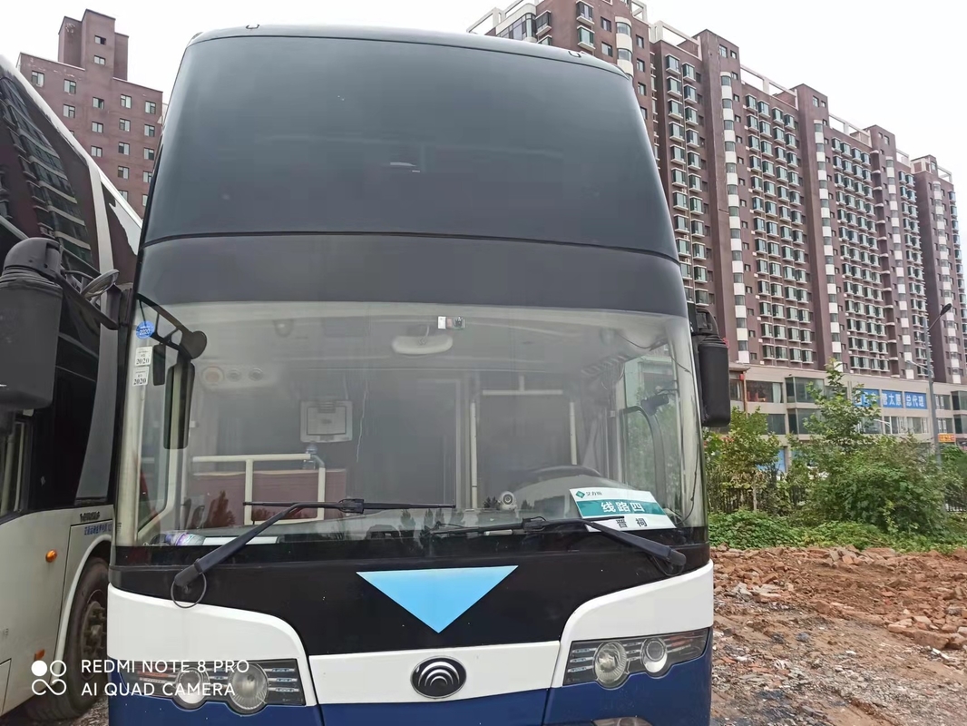 Le voyage d'autobus de 68 Seat Yutong a employé la direction diesel de main gauche de l'autobus ZK6146 de passager 2013 ans