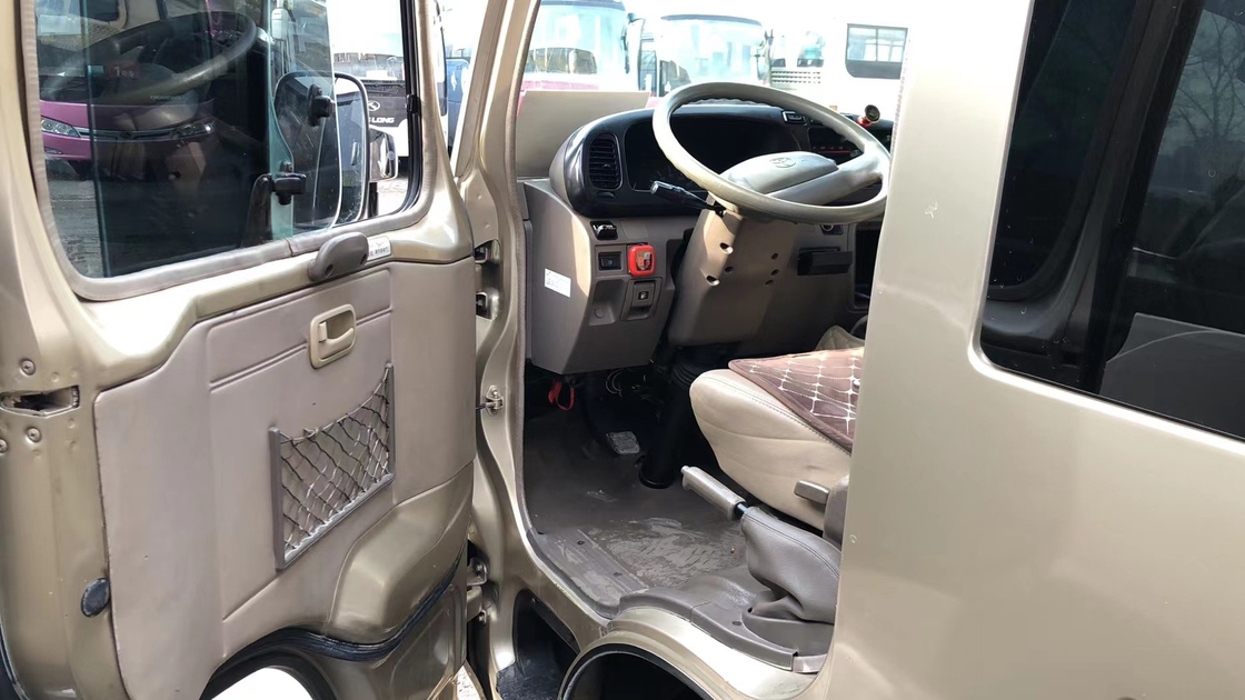 Porte de Mini School Bus Gasoline Engine Antomatic d'autobus de Mini Buses 23 Seater Toyota Coster