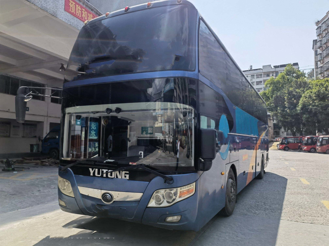 Yutong ZK6127 a utilisé l'autobus de luxe d'occasion de châssis d'airbag de portes de Bus 53seats deux d'entraîneur