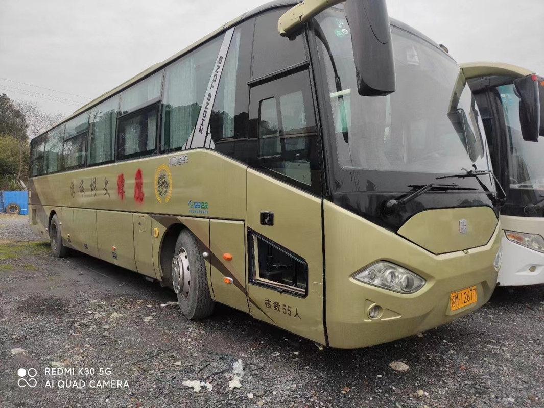 2015 ans 55 Seat ont utilisé l'autobus 199kw d'occasion de l'autobus ZLCK6120 de Zhongtong avec LHD pour le passager