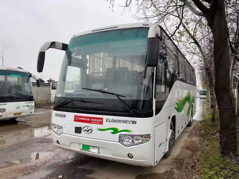 Autobus utilisé électrique KLQ6109ev de 47 sièges le plus haut a utilisé l'entraîneur Bus New Fuel aucun accident