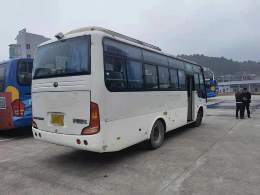 ZK6752D1 a employé le conducteur droit Passenger Bus de Seat de l'autobus 30 de Mini Yutong Front Engine Coach