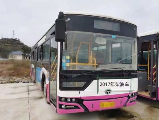 12m 30 sièges Hengtong utilisé transporte l'autobus scolaire diesel de luxe de ville de moteur arrière
