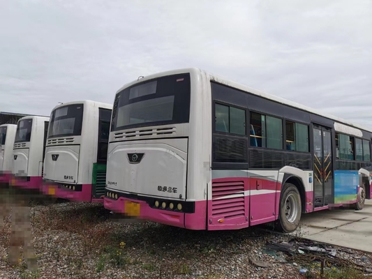 12m 30 sièges Hengtong utilisé transporte l'autobus scolaire diesel de luxe de ville de moteur arrière