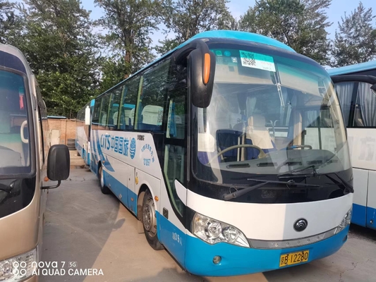 Autobus ZK6858 mini RHD de Yutong utilisé 35 par sièges orientant les moteurs diesel pour le transport