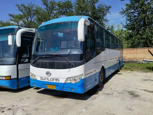 Le moteur arrière Sunlong a employé châssis de la suspension 55seats d'airbag de Bus LHD SLK6122 d'entraîneur le haut