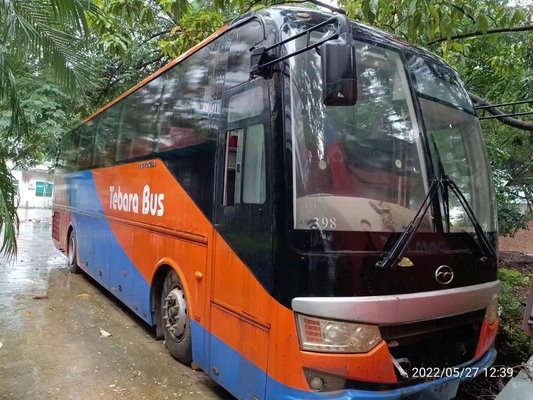 Autobus de Wuzhoulong utilisé 60 par sièges avec le moteur diesel RHD n'orientant AUCUN accident