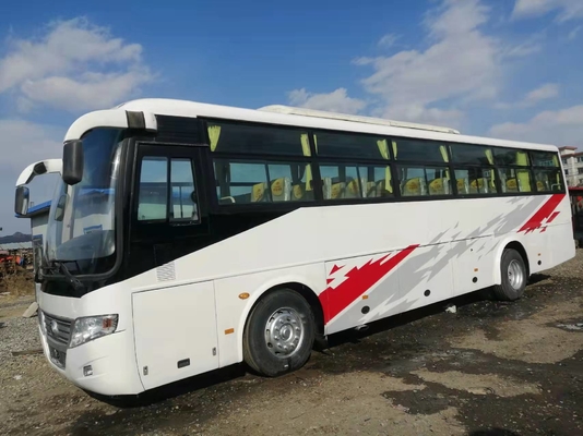 Modèle Zk 6112d 53seats d'entraîneur de Yutong Front Engine Bus Left Steering de deux portes