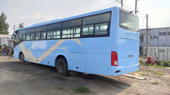 Autobus Yutong Zk6112d Front Engine 60seats LHD de passager/basse fenêtre de Silding kilomètre de RHD