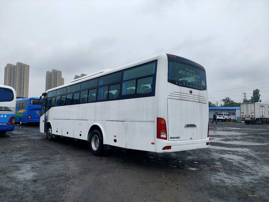 La conduite à droite Yutong a employé la grande fenêtre 2+2layout 53seats de Silding de cabine de bagages de l'autobus Zk6112d