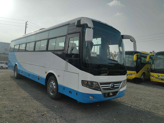 L'autobus de direction droit Yutong Front Engine Coach Zk 6112d 3 transporte de bons pneus de 45000km