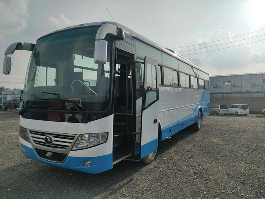 L'autobus de direction droit Yutong Front Engine Coach Zk 6112d 3 transporte de bons pneus de 45000km