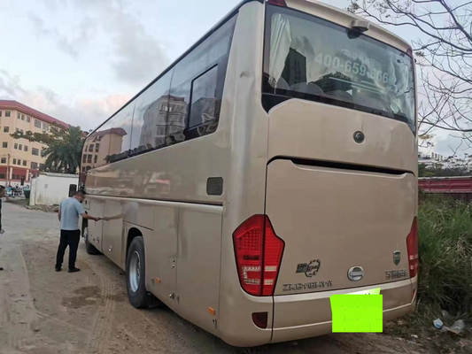 Autobus de Yutong utilisés par Zk6118 de sièges de 2013 ans 47 avec la porte à deux battants de climatiseur aucun accident