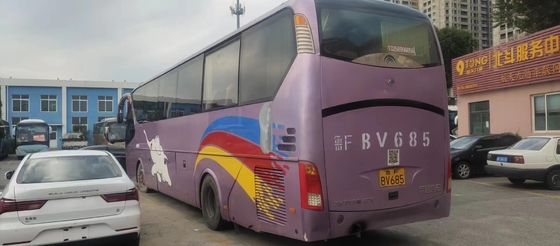 2012 entraîneur utilisé de l'an 53 par sièges Bus Yutong ZK6129HD avec la porte à deux battants de moteur diesel de Cummins