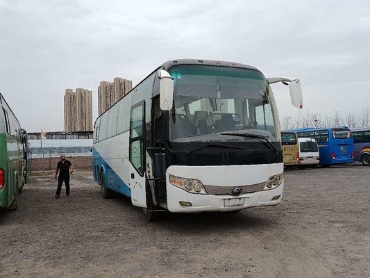 Entraîneur droit de visite de moteur d'arrière de l'autobus Zk6110 d'occasion de l'autobus 49-51seater de Yutong de direction