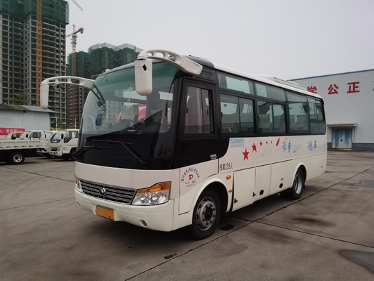 29 sièges Front Engine Used Coach Bus Zk6752d Weichai 140kw Mini Transportation