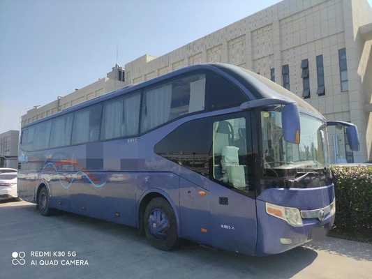 Autobus utilisé par sièges de ZK6127 55 Yutong moteur de Weichai de 2014 ans avec la suspension de ressort lame