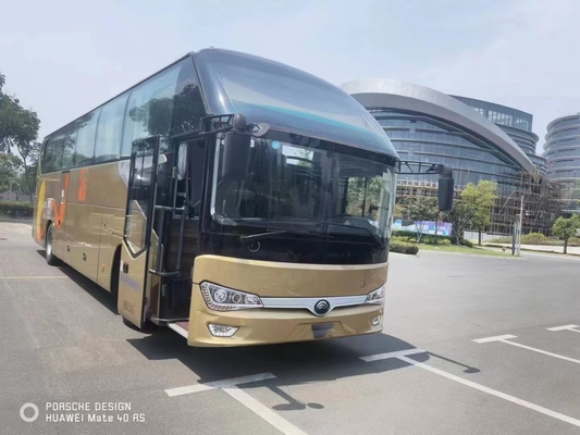Le car Long Used Coach d'autobus de ZK6128 Yutong transporte le moteur de 54 sièges RHD/arrière de LHD