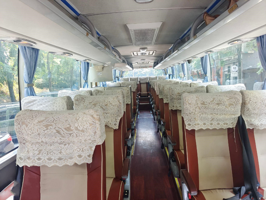 La sortie arrière utilisée de moteur de petit de l'autobus 39 de sièges autobus blanc de Yutong a utilisé l'autobus de luxe pour l'Afrique