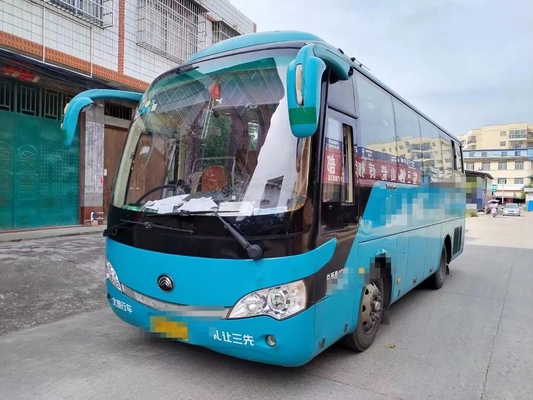 le 2ème autobus de main a utilisé l'autobus de l'autobus Zk6808 33 Seater de Yutong avec LHD orientant les moteurs diesel