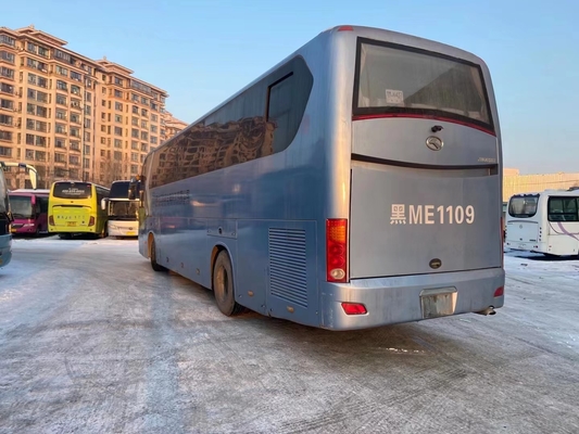 Entraîneur utilisé Bus 2014 autobus Team Travel Bus For Africa de Kinglong utilisé par sièges XMQ6128 de l'an 51