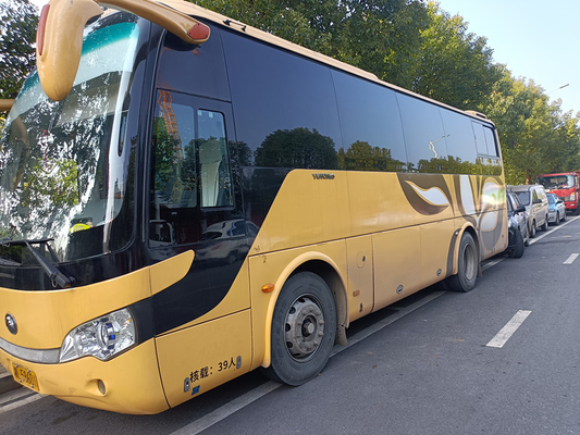 Les entraîneurs diesel utilisés des sièges Yutong ZK6908 de 2014 ans 39 ont utilisé les autobus de luxe